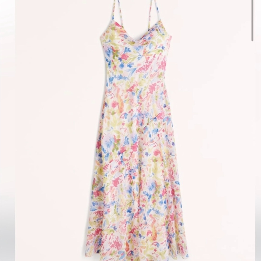 Crowl Neck Maxi Dress (M)